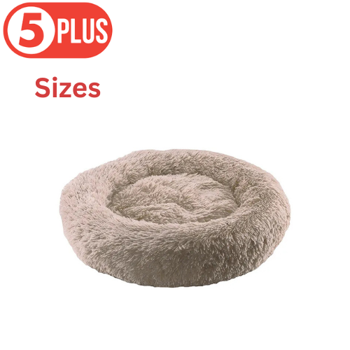 Taupe Calming Dog Bed