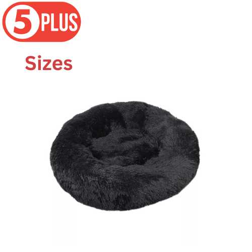 Black Calming Dog Bed
