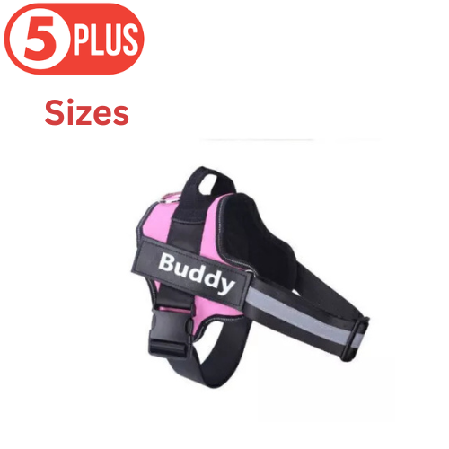 Pink Personalized Dog Harness