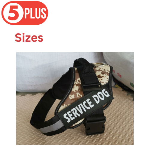 Desert Camo Personalized Dog Harness