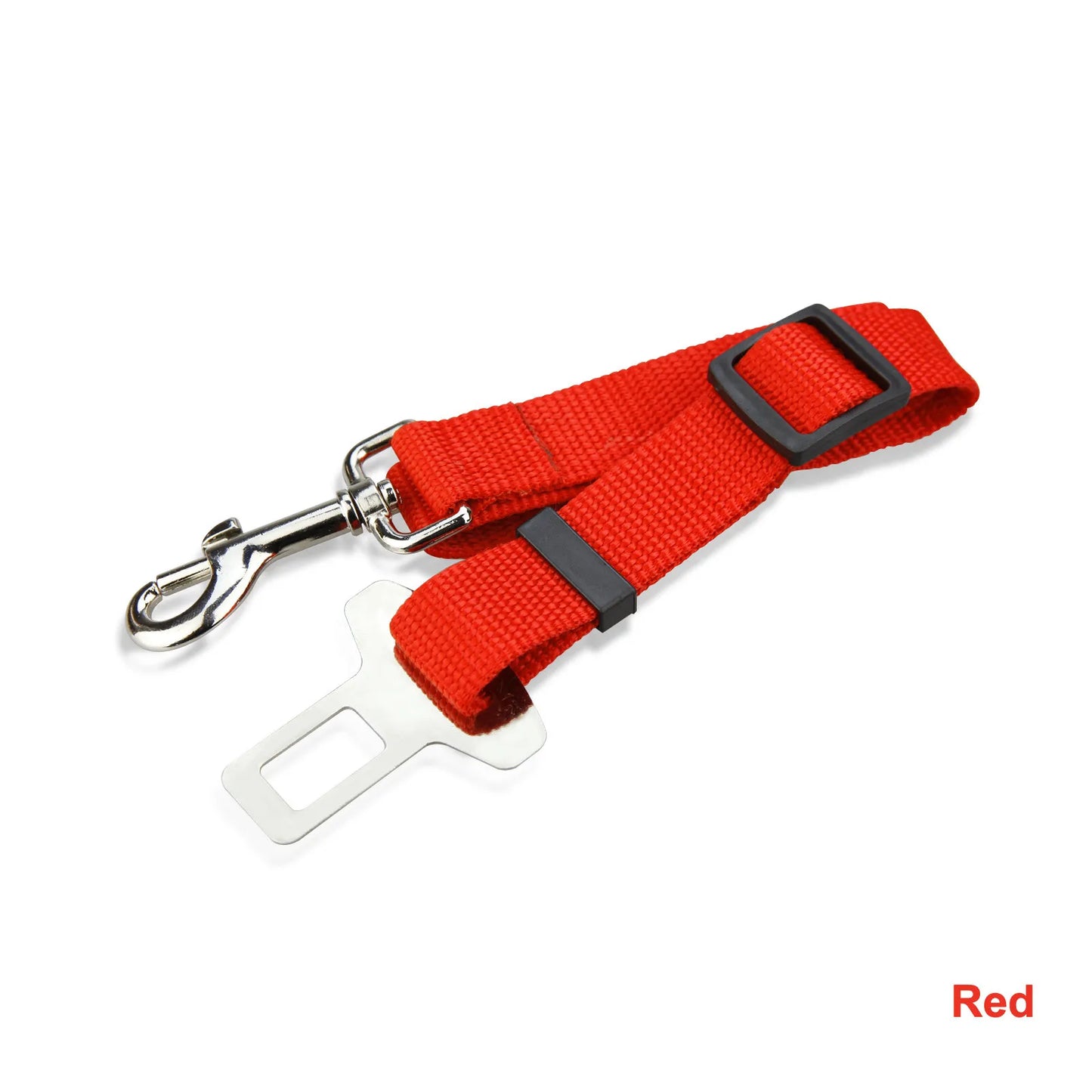 Red Car Seat Buckle & Leash