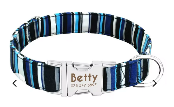 Nylon Peronalized Dog Collar