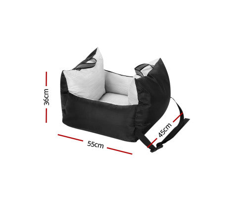 Black Water Proof Car Seat - With Belt