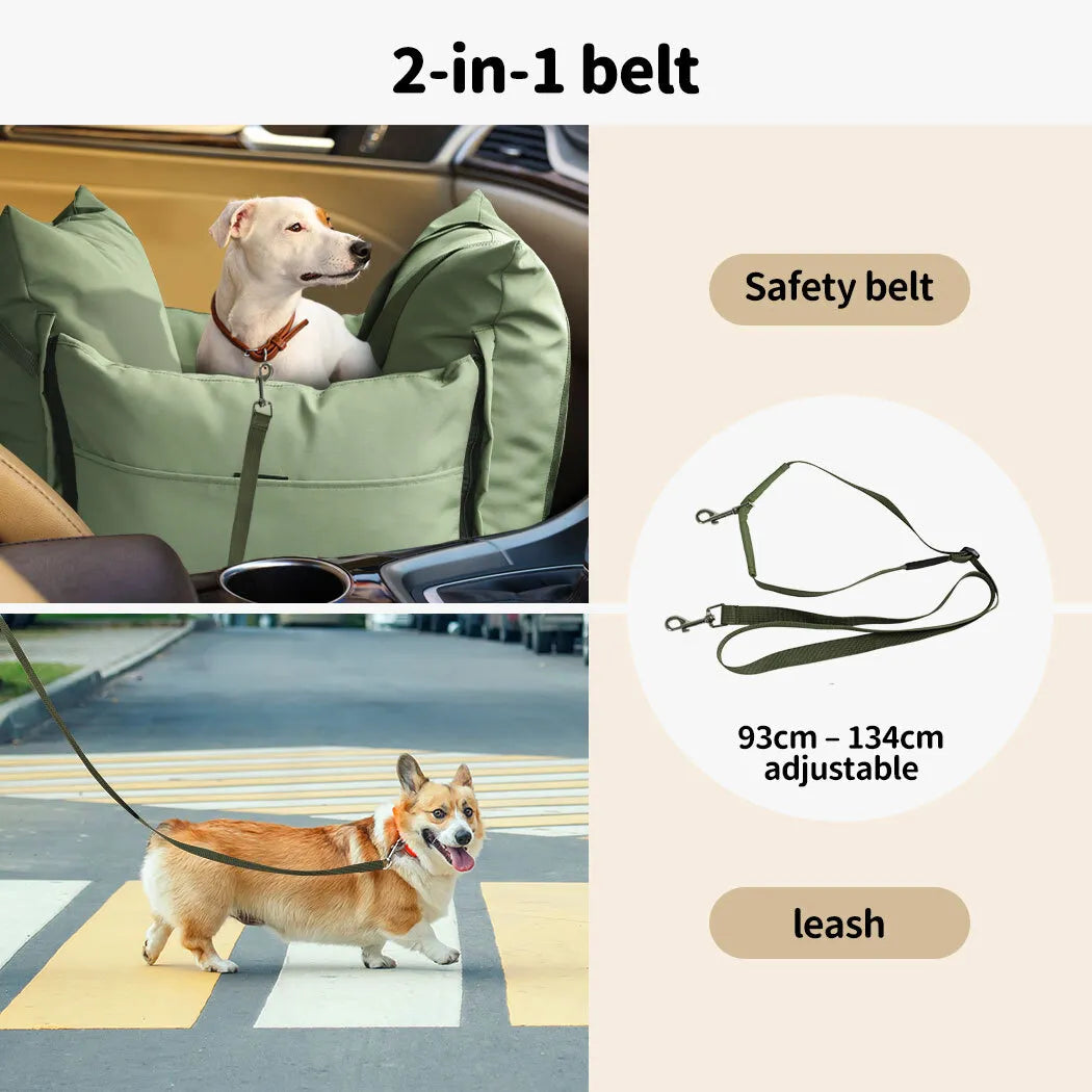 Black Car Seat - With Belt