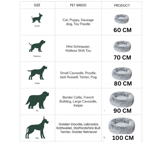Brown Calming Dog Beds
